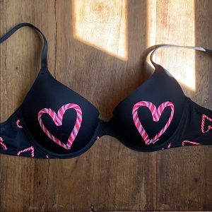 PINK Victoria’s Secret Candy Cane Bra 32 C